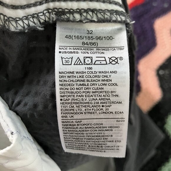 NWT Gap Shorts Mens 32 7 Inch Flat Front Essential Khaki Seersucker Gray - Picture 10 of 12